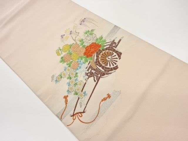 花車模様織出し名古屋帯